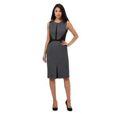 The Collection Grey textured suit dress